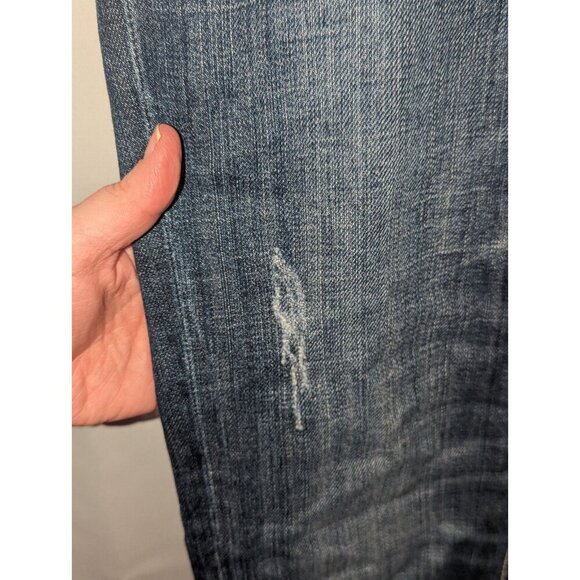 Miss Me Jeans Womens 28 Blue Bootcut Mid Rise Embroidered Denim JP5010B - Picture 4 of 16